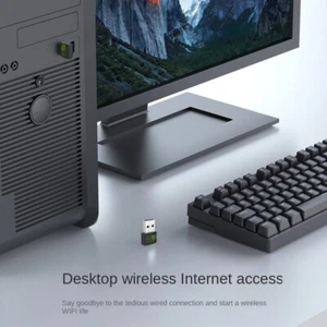 150Mbps Driver Free Mini USB Network Card WiFi Receiver for Computer/Phone - Picture 1 of 10