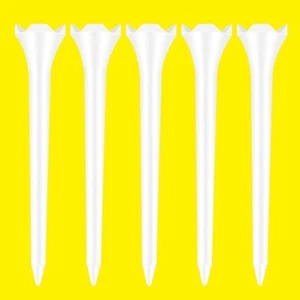 New Premium Real Excellent 5 x Professional Durable 2.87inch Plastic Golf Tees - Picture 1 of 1