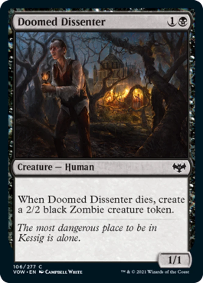 x1 Doomed Dissenter - Innistrad: Crimson Vow - NM - MTG - Image 1 of 1
