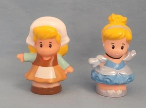Fisher Price Little People Cinderella Maid And Princess 2014 Disney - Picture 1 of 7