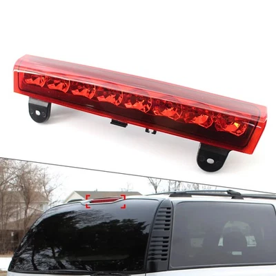 Rear Roof Third Brake Light Stop Lamp For Chevy Suburban For GMC Yukon 00-06 Red - Image 1 of 4