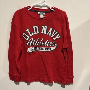 Old Navy Thermal Athletic Original 1994 Red Long Sleeve Sir Small 6/7 NWOT - Picture 1 of 3