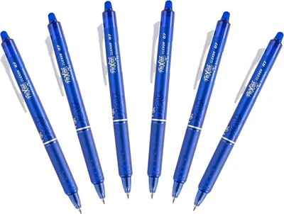 Pilot FriXion Clicker Retractable Erasable Fine Point Gel Pen, Blue Ink (Pack of - image 1 of 4