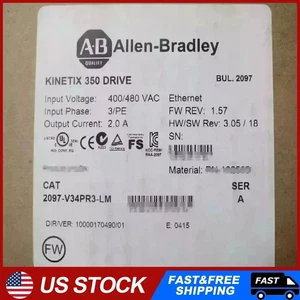 2097-V34PR3-LM Kinetix 350 Servotreiber neu werkseitig versiegelt AB 2097-V34PR3-LM - Bild 1 von 3