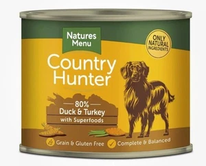 6 x Country Hunter Dog Food Can Duck and Turkey (600g) - Picture 1 of 1