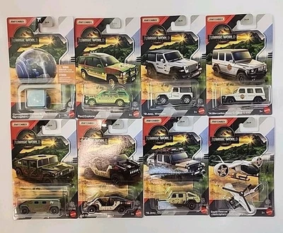 Mattel '2025 Match Box/ Universal JURASSIC WORLD REBIRTH 9 Collector Dicast Set - Image 1 of 4