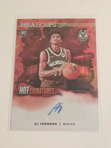 AJ Johnson Hot Signatures 2024-25 NBA Hoops Basketball Card HSR-AJJ - Picture 1 of 2