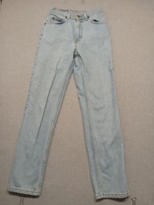 LEVI 512 Jeans Women's 16 Youth 24" Waist 28" Inseam Slim VINTAGE Stonewash - Picture 1 of 15