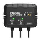 Noco Genius Genpro10x2, 2-Bank, 20A (10A/Bank) Smart Marine Battery Charger, ...