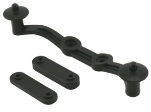 RPM 73932 Black Adjustable Body Mounts for Slash 4x4, Rally, Stampede 4x4 - Picture 1 of 3