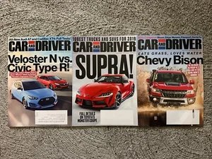 3 Car and Driver Magazine Lot December 2018 February April 2019 - Picture 1 of 1