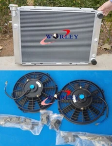 Aluminum Radiator + FANS For Holden Commodore Calais VL RB30 3.0L EFI 6Cyl AT/MT - Picture 1 of 6