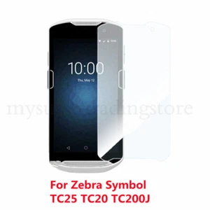 2pcs New Tempered Glass Screen Protector Film for Zebra TC20 TC25 TC200J Scanner - Picture 1 of 2