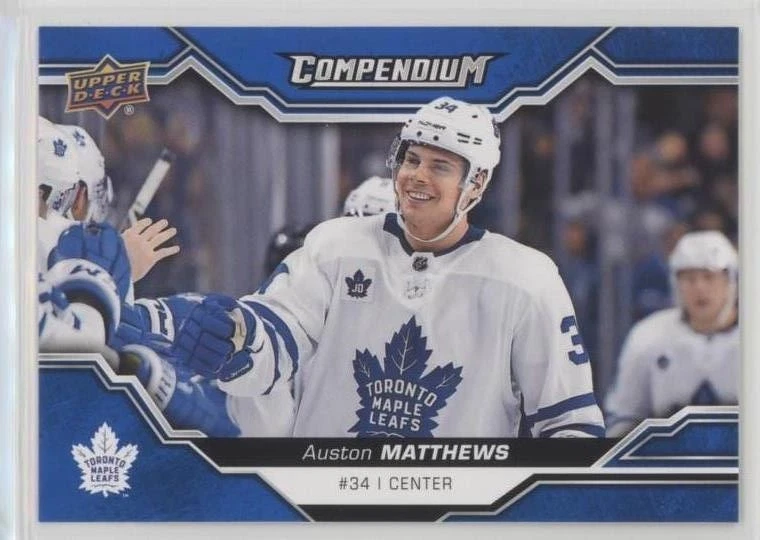 Toronto Maple Leafs 2018-19 Upper Deck Compendium Blue Parallel Card Team Set - Image 1 of 1
