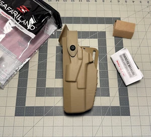 Safariland 7360 ALS/SLS Level 3 LH FDE Duty Holster GLOCK 17 22 31 47 -LEFT HAND - Picture 1 of 19