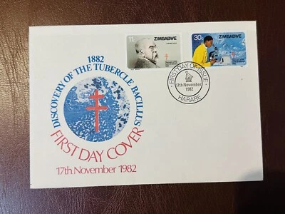 Zimbabwe 1982 FDC Discovery of Tubercle Bacillus by Robert Koch - Image 1 of 2