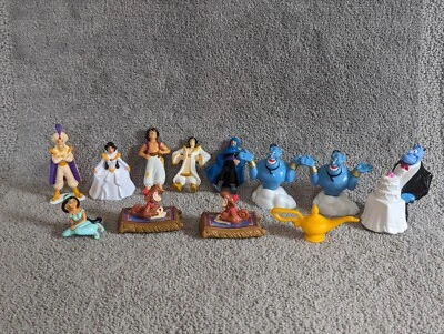 Винтажная игрушка экшн-фигурка Disney Aladdin лот из 12 предметов 1992 Mattel Burger King  - Изображение 1 из 4