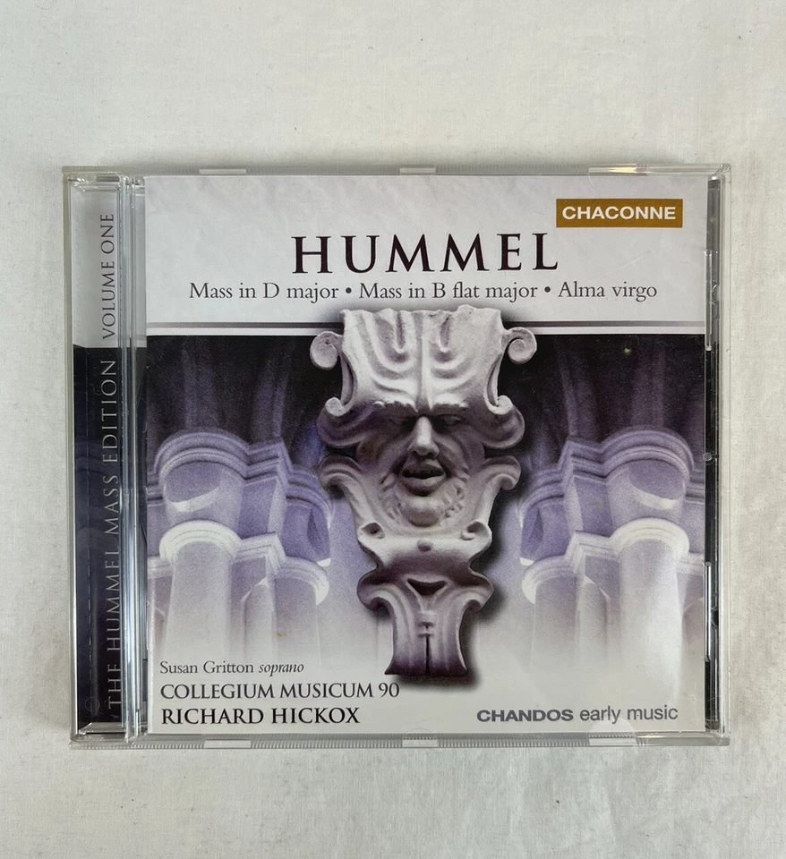 The Hummel Mass Edition Vol.1 Mass In D Major B Flat Alma Virgo CD Chandos 0681 - Image 1 of 4