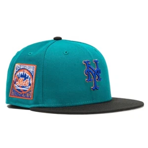 New York Mets 'Copper Head' 25th Anniversary New Era 59FIFTY Fitted Hat Sz 7 3/4 - Picture 1 of 7