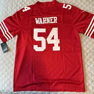 Fred Warner Jersey San Fransisco 49ers Red #54 Large Stitched - Picture 1 of 6