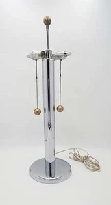 Superb Sonneman for Kovacs Chrome Modernist Bauhaus Table Lamp Circa 1960's - Picture 1 of 9