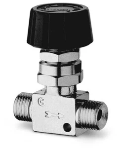 2830 1/8, Inline flow control valve-bidirectional-female-female-1/8 | Camozzi - Picture 1 of 3