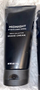 Bath & Body Works Mens Collection MIDNIGHT SHAVE Cream 6.7oz New