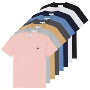 Classic Lacoste Men's T-shirt Short Sleeve Regular tops - Picture 1 of 20