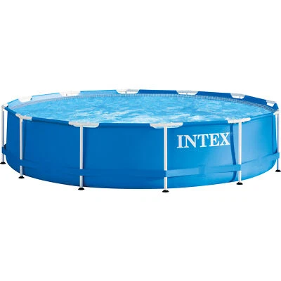 Intex Frame Pool Set Rondo, Ø 366cm x 76cm, Schwimmbad, blau - Bild 1 von 2