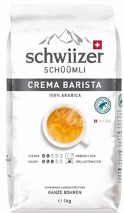 Schwiizer Schüümli Crema Barista Bohnen 1Kg (14,99 EUR/kg)