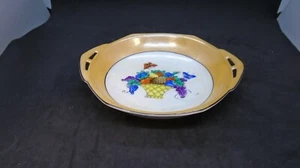 Alter Noritake Japan roter Stempel handbemalt Obst Dessert Geschirrteller - Bild 1 von 1