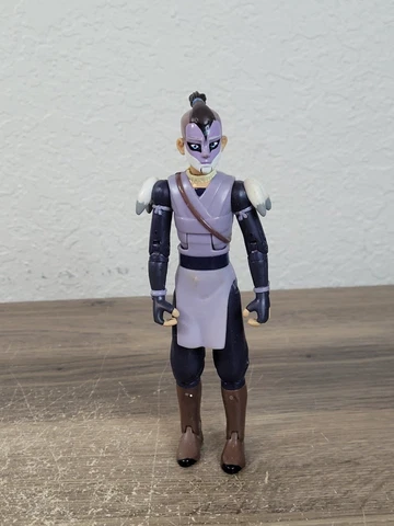 Avatar The Last Airbender Figure Sokka War Paint Face Purple Blue 2006 - 6" Cover