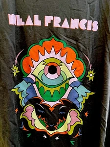Camiseta Neal Francis Psych Rock Groovy Shoegaze Reino Unido Unisex Gris Talla M - Imagen 1 de 3