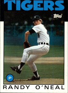 1986 Topps Baseball Card #73 Randy O'Neal