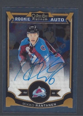 2015-16 OPC Platinum #181 MIKKO RANTANEN Rookie Auto - Image 1 of 2