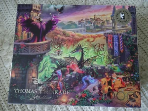 Rompecabezas Disney Thomas Kinkade Silver Selcet MALÉFICA 1000 Piezas Nuevo - Imagen 1 de 2