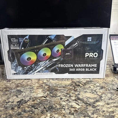 Thermalright Frozen Warframe SE 360 ARGB BL Black-AIO CPU Liquid Cooler, IPS LCD - Image 1 of 4
