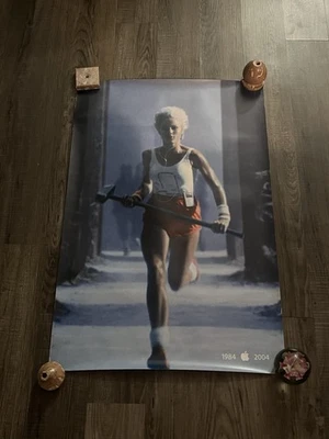 Vtg Original Apple 1984-2004 Commercial 20th Anniversary Poster 24” x 36” Rare - Image 1 of 4