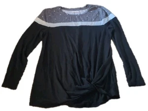 Maurice's Damen Shirt Strick Large Langarm Knoten vorne - Bild 1 von 4