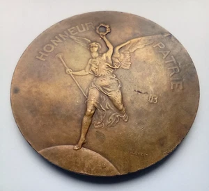 VINTAGE FRENCH SHOOTING AWARD BRONZE MEDAL by PIERRE LENOIR - Picture 1 of 3