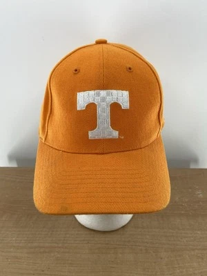Vintage Adidas Tennessee Volunteers Stitched Fitted Hat Orange White Size 7 3/8 - Image 1 of 4