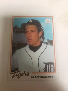 1978 Topps Burger King #15 Alan Trammell RC Detroit Tigers - Picture 1 of 5