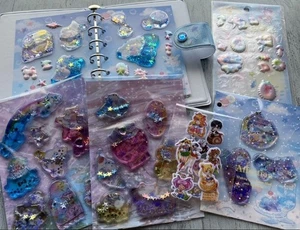 Water-in stickers with holograms, Sailor Moon stickers, sticker book, unused - Picture 1 of 13