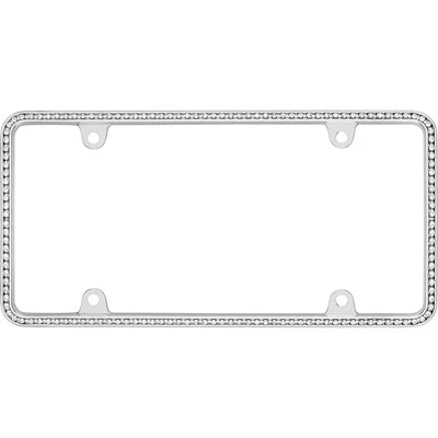 Marco de matrícula Cruiser 18130 Diamondesque, diseño de diamante en el borde del marco Foto 1 de 3
