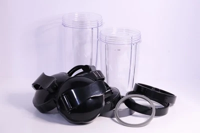 Ninja Blender Cups and Tops With Gasket 7.5" & 6.5" Cups for 600 & 900 Watts - Image 1 of 4