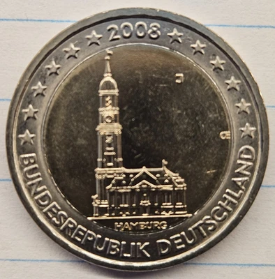 Germany 2 euro coin 2008 "Hamburg" UNC - Image 1 of 2