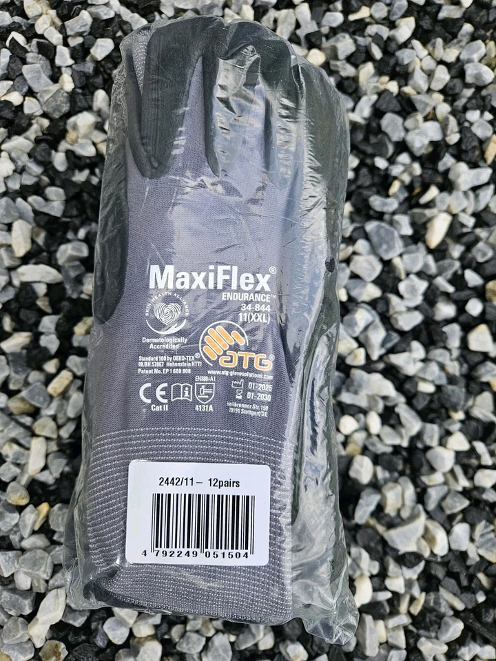 ATG MaxiFlex ENDURANCE 34-844 Montage-Gartenarbeitshandschuhe 12 PAAR Gr:11/XXL - Bild 1 von 1