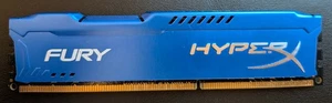 Kingston HyperX FURY Blue Series 8GB PC3-12800 DDR3-1600MHz RAM HX316C10F/8 - Picture 1 of 2