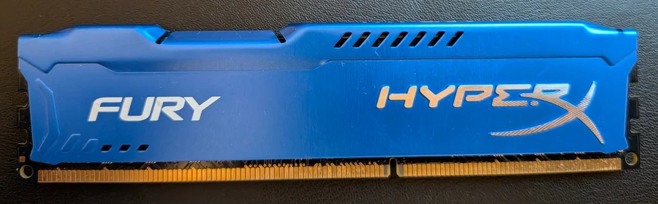 Kingston HyperX FURY Blue Series 8GB PC3-12800 DDR3-1600MHz RAM HX316C10F/8 - Image 1 of 2