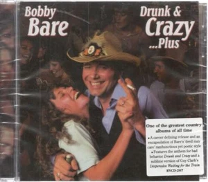 Bobby Bare: Drunk & Crazy ... Plus, 24 Track New & Sealed CD - Picture 1 of 2